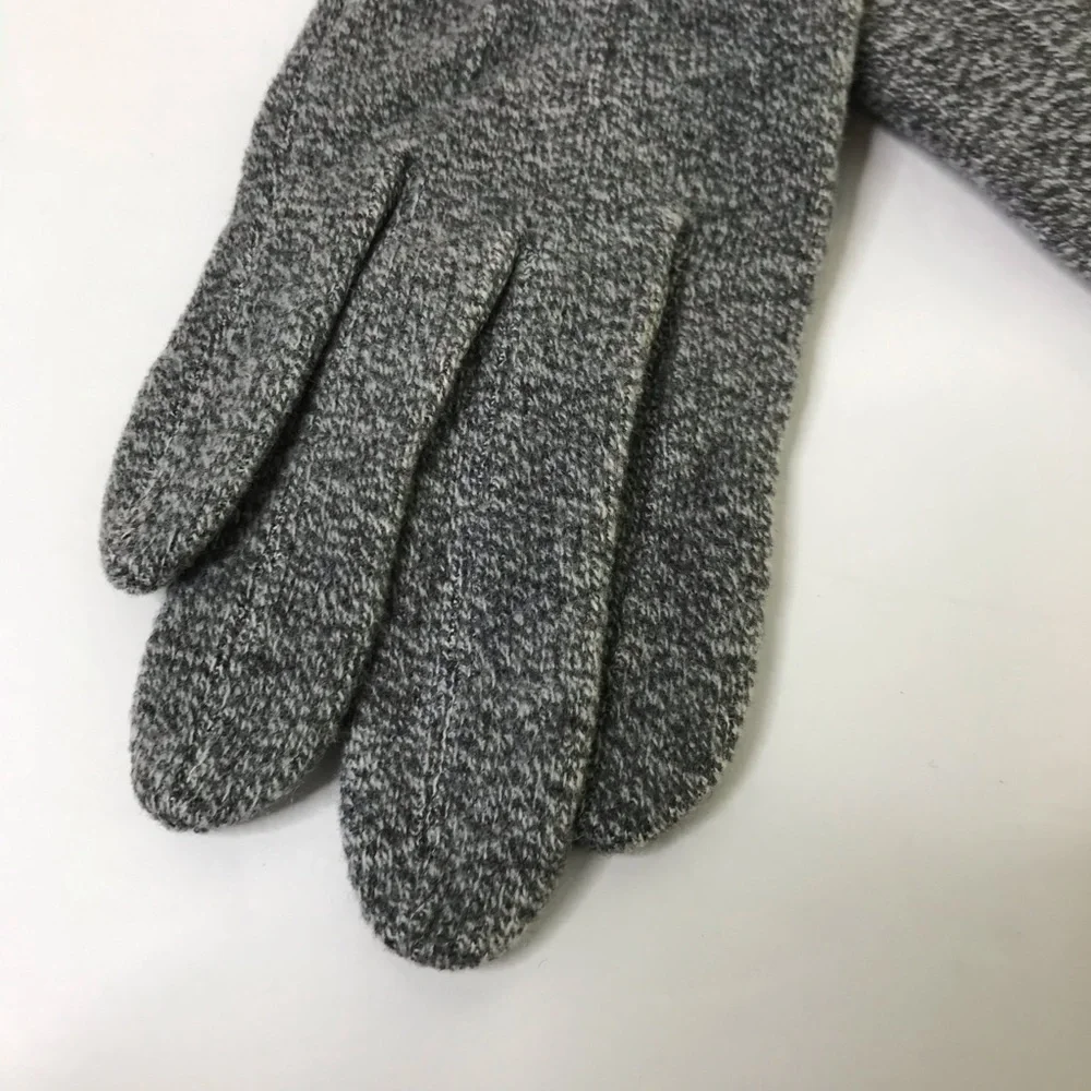 NORDSTROM ECHO New York Echo Touch Gray Heathered Gloves NEW Size L/XL